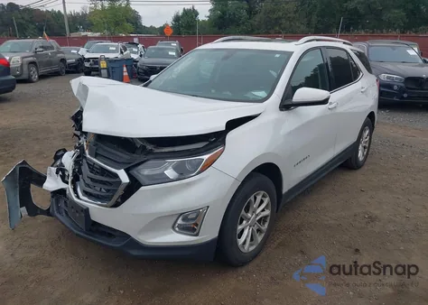2018 Chevrolet Equinox Lt из США, поврежденный, VIN 2GNAXSEV5J6342138
